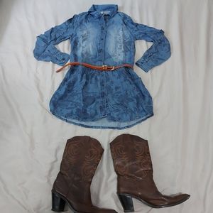 AE Denim Dress Size XS